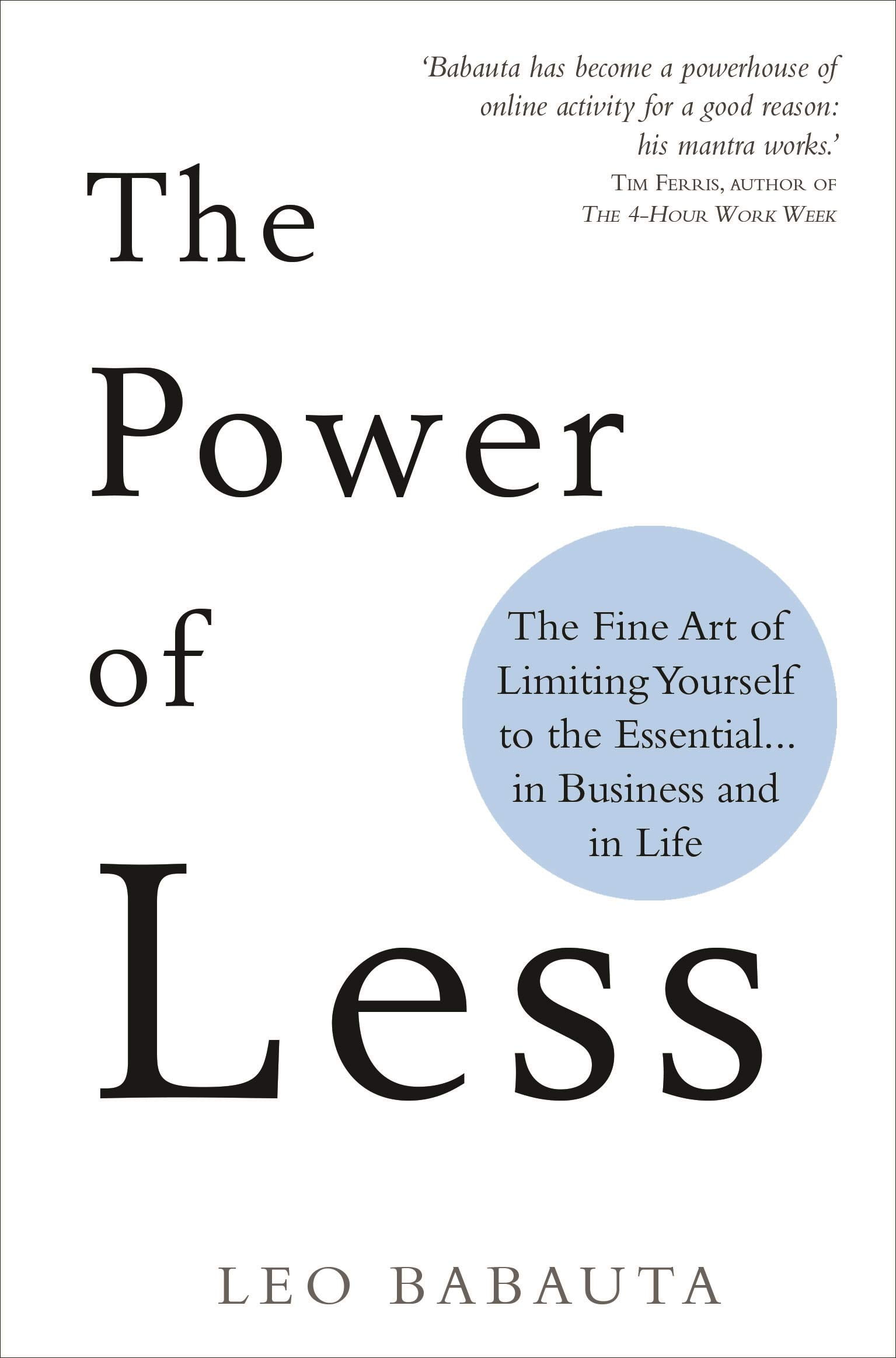 The power of less (Nghệ thuật của giản lược) - Leo Babauta