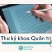Thư ký khoa Quản trị